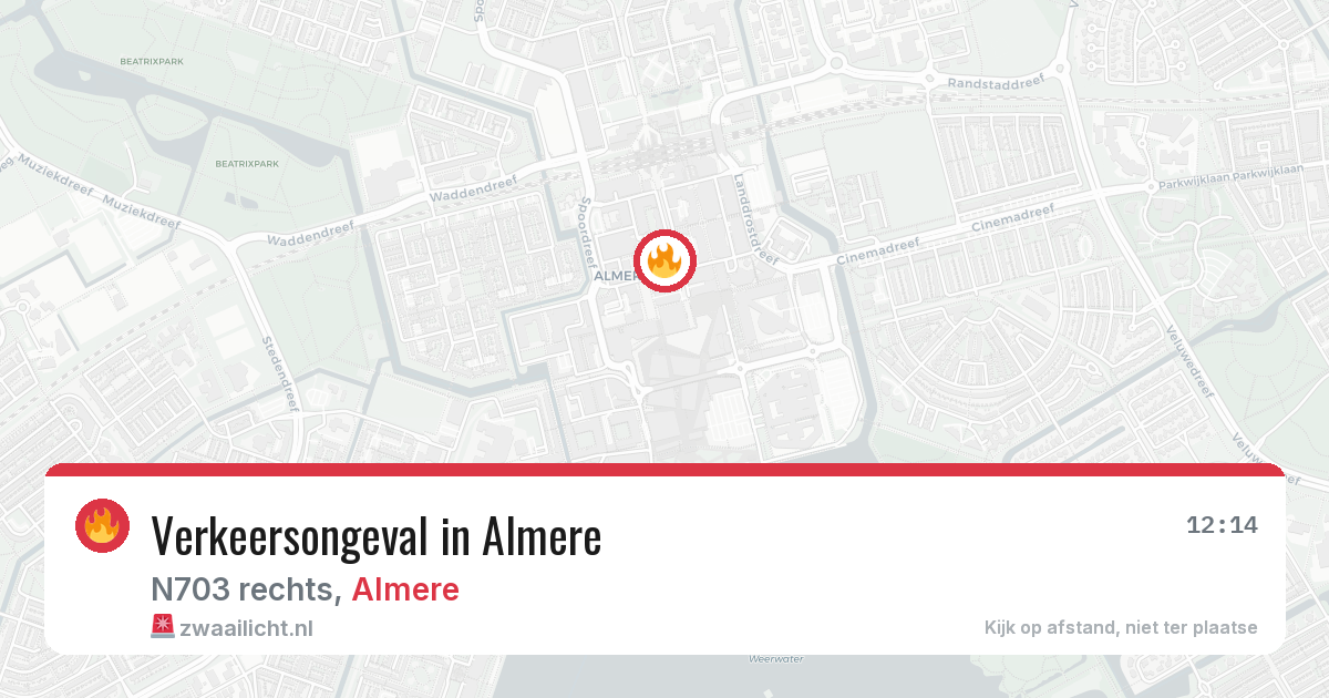 Verkeersongeval in Almere — 31 mei 2026