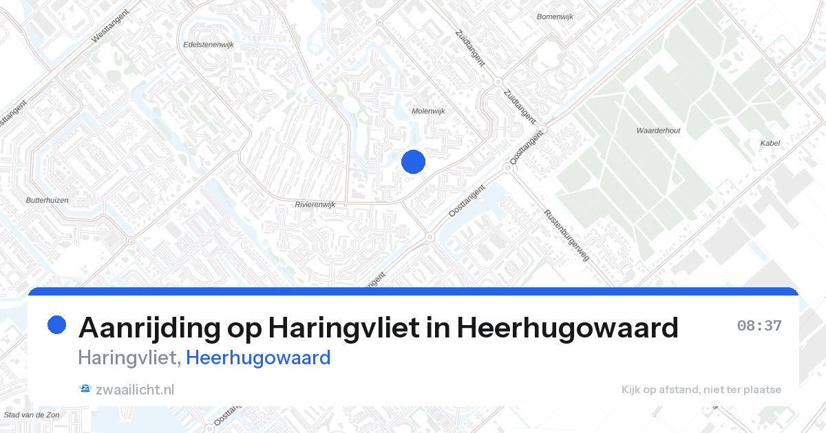 Aanrijding op Haringvliet in Heerhugowaard — 25 aug 2026