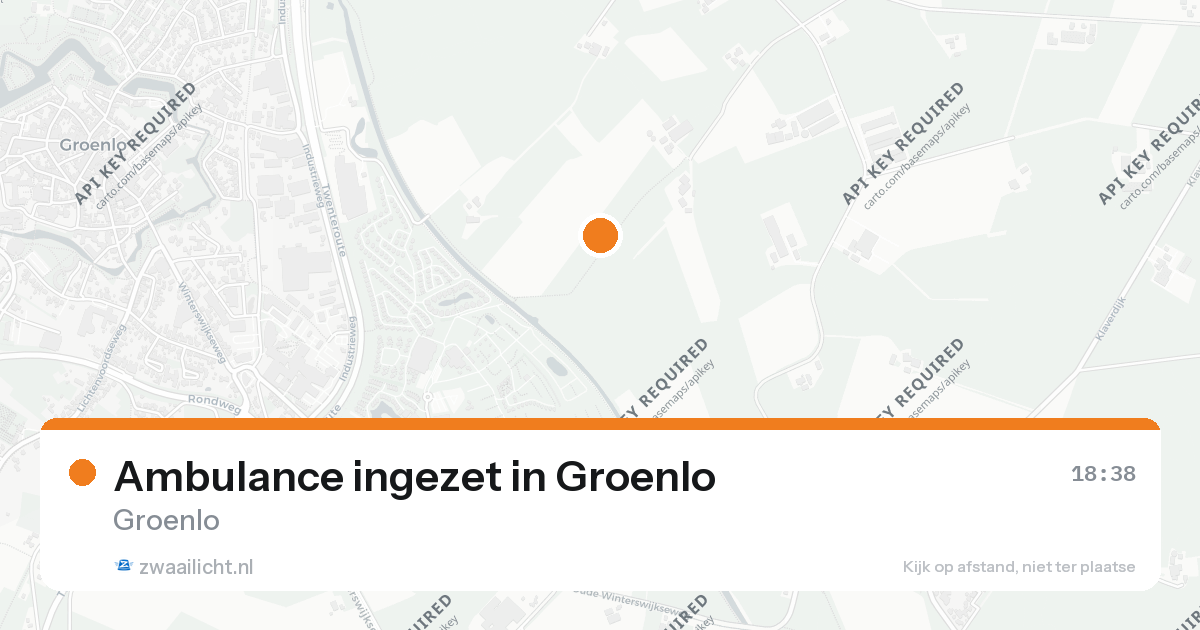 Ambulance ingezet in Groenlo — 25 aug 2026