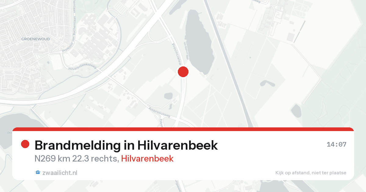 Brandmelding in Hilvarenbeek — 22 aug 2026