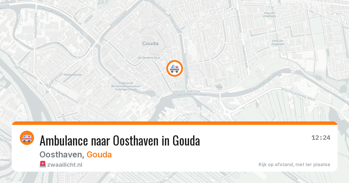 Ambulance naar Oosthaven in Gouda — 11 jun 2026
