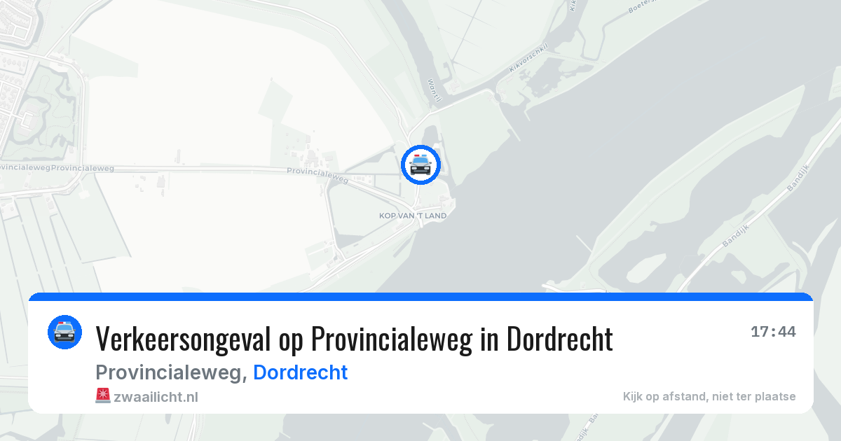 Verkeersongeval op Provincialeweg in Dordrecht — 3 jun 2026