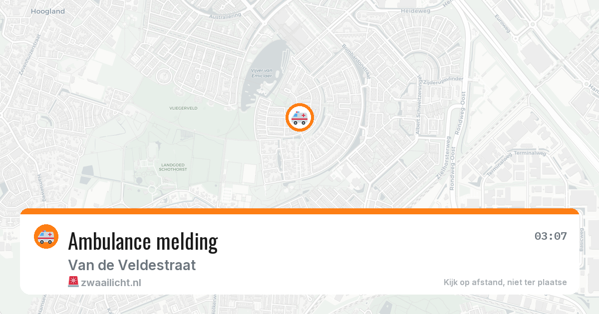 Ambulance melding — 21 jan 2026