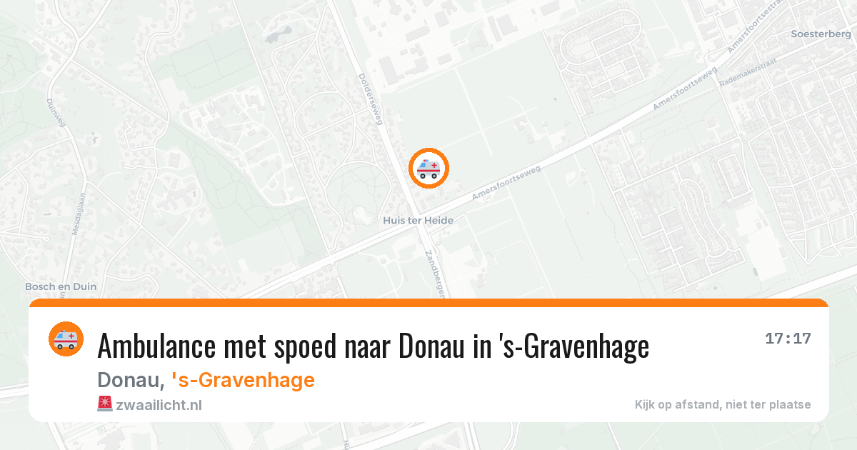 Ambulance met spoed naar Donau in 's-Gravenhage — 3 mrt 2026
