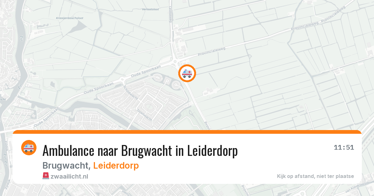 Ambulance naar Brugwacht in Leiderdorp — 6 jun 2026