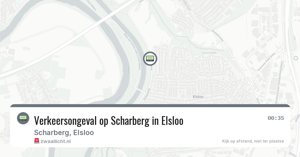 Verkeersongeval op Scharberg in Elsloo — 12 aug 2026