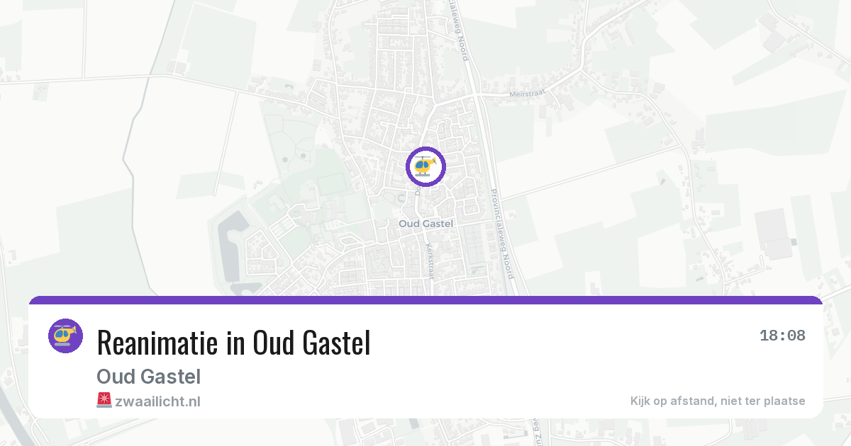 Reanimatie in Oud Gastel — 3 aug 2026