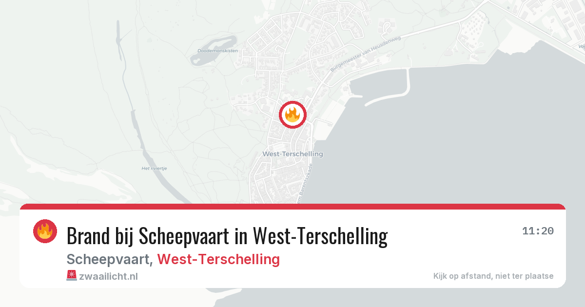 Brand bij Scheepvaart in West-Terschelling — 28 jul 2026