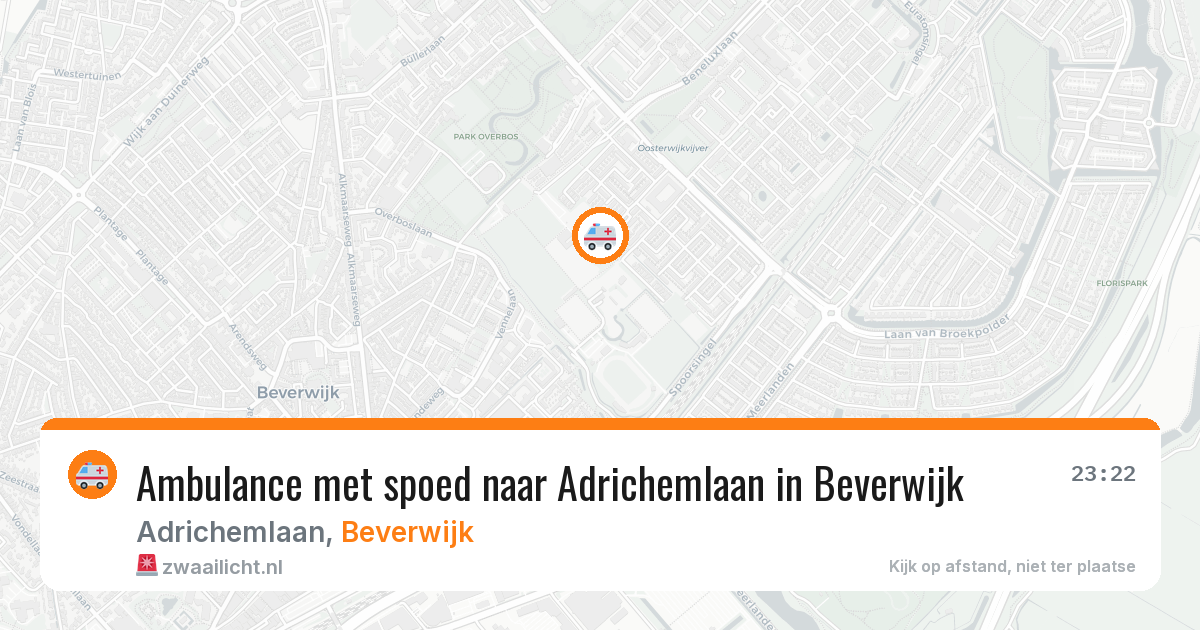 Ambulance met spoed naar Adrichemlaan in Beverwijk — 20 jun 2026