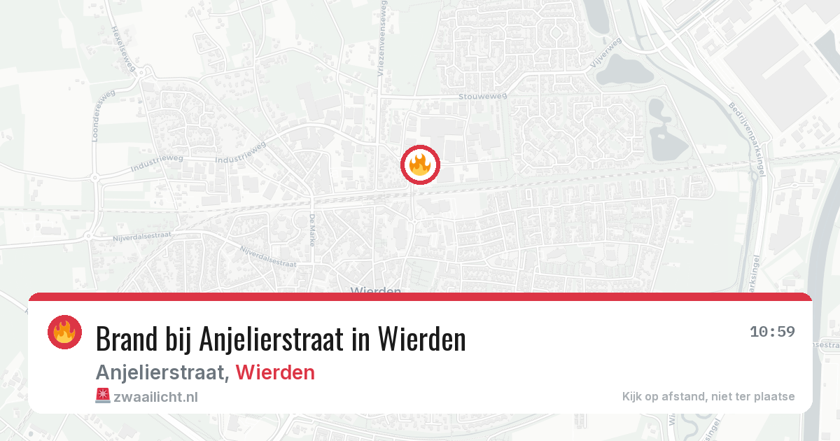 Brand bij Anjelierstraat in Wierden — 8 jul 2026