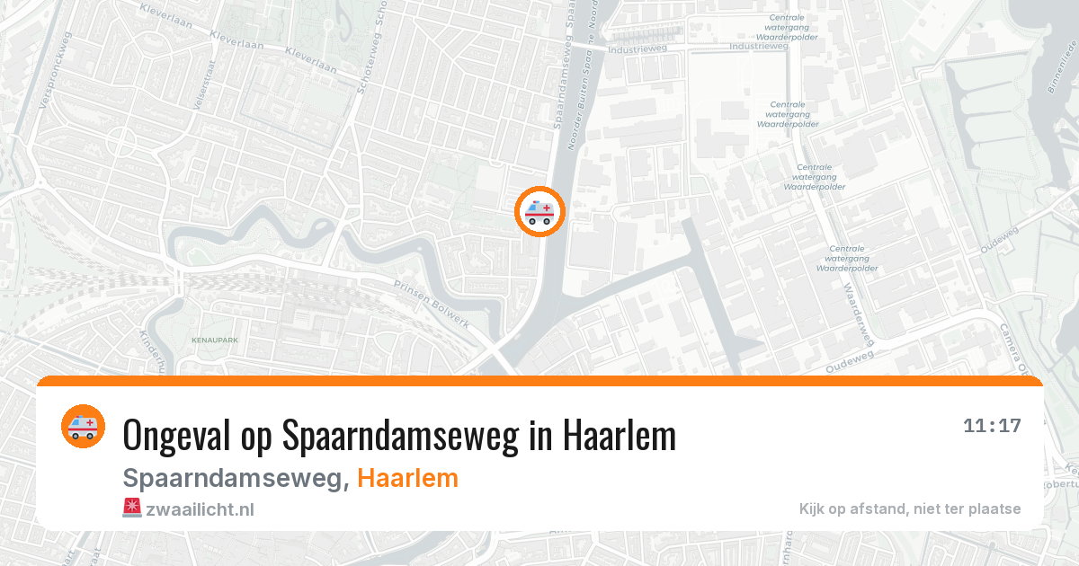 Ongeval op Spaarndamseweg in Haarlem — 29 apr 2026