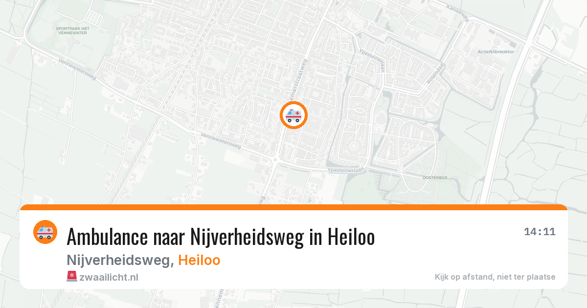 Ambulance naar Nijverheidsweg in Heiloo — 9 jul 2026