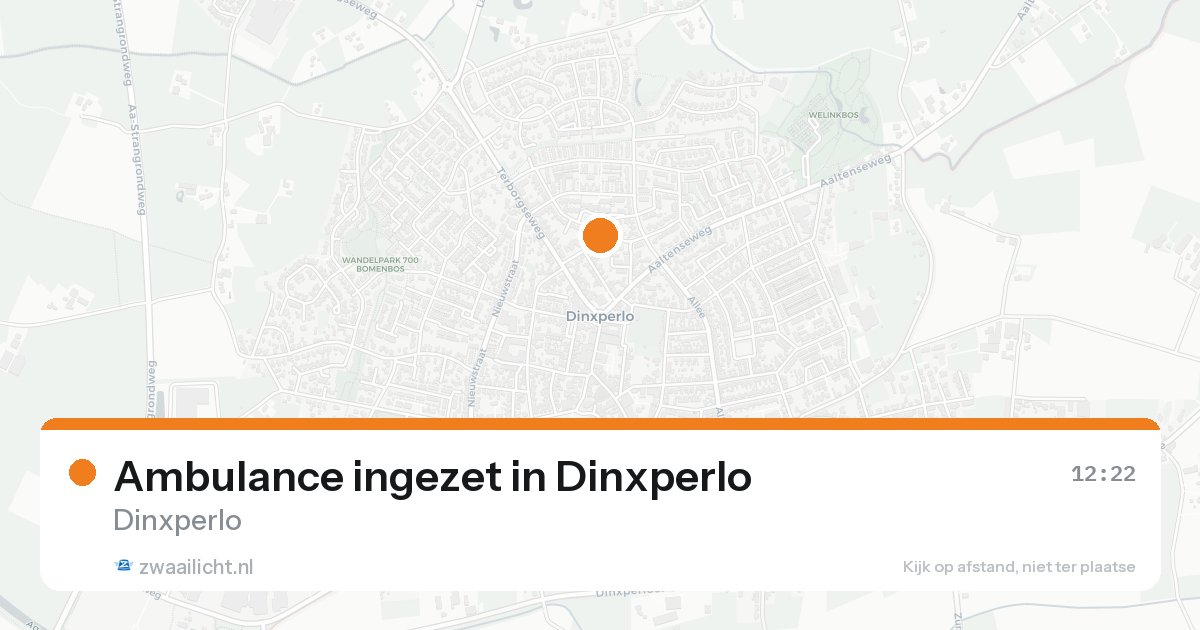 Ambulance ingezet in Dinxperlo — 31 jan 2026