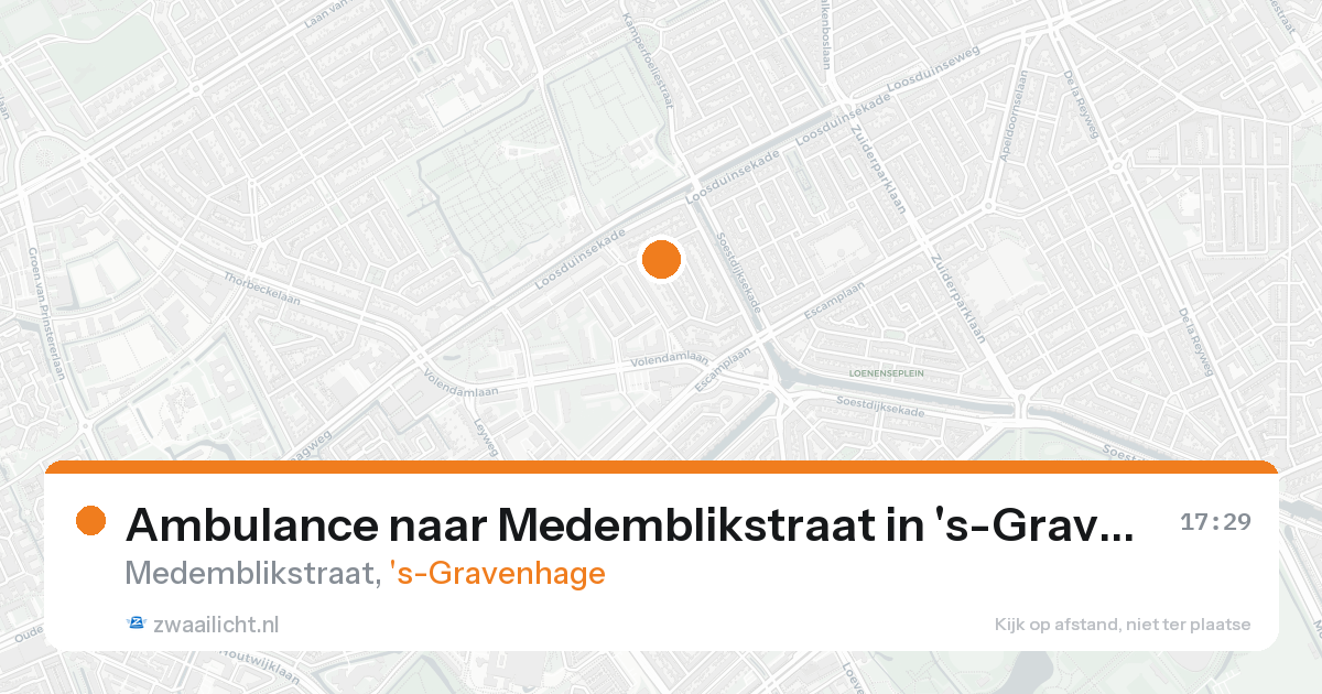 Ambulance naar Medemblikstraat in 's-Gravenhage — 7 feb 2026