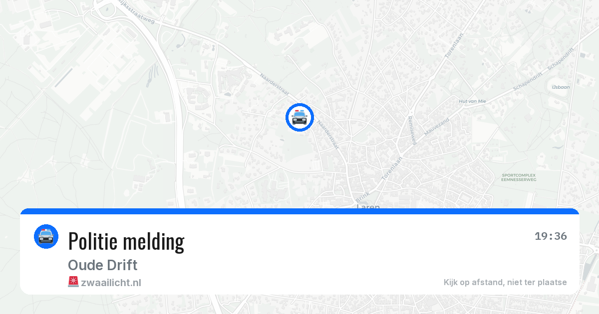 Politie melding — 30 jun 2026