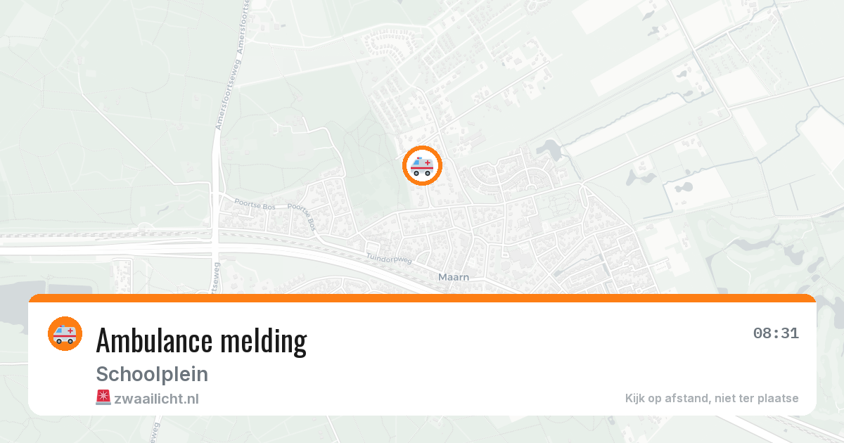 Ambulance melding — 9 feb 2026
