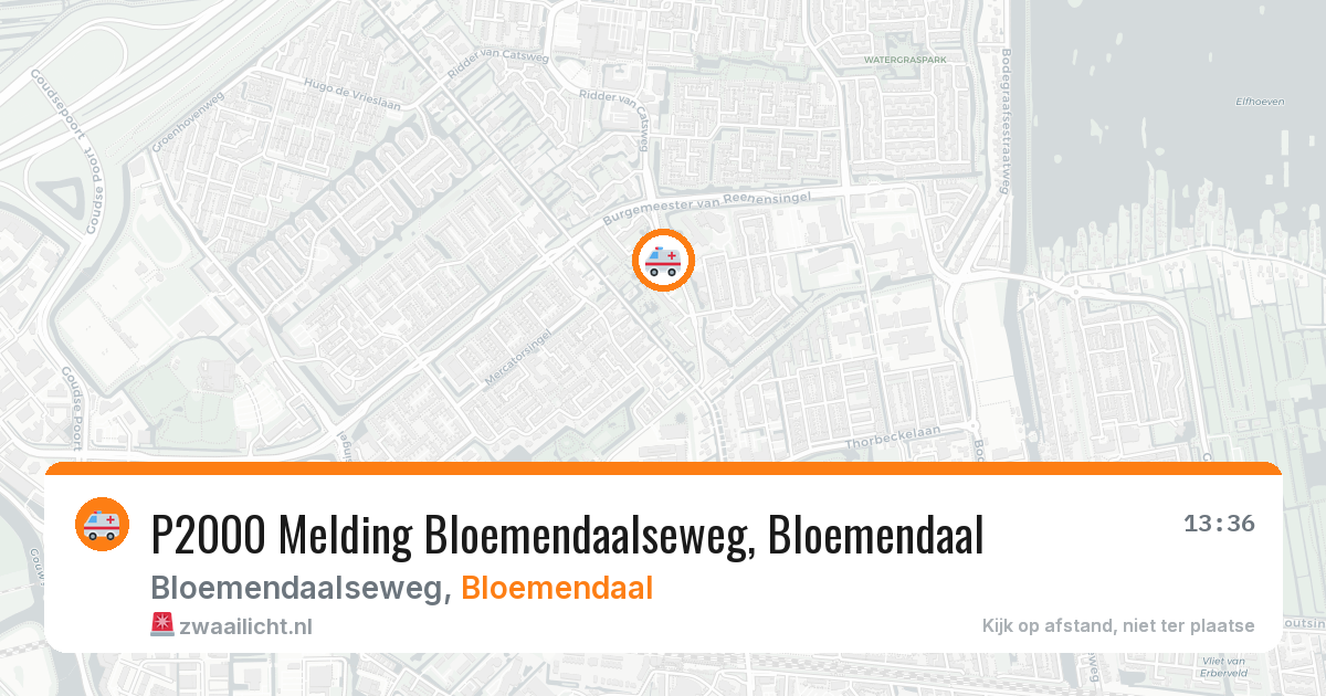 P2000 Melding Bloemendaalseweg, Bloemendaal — 28 feb 2026