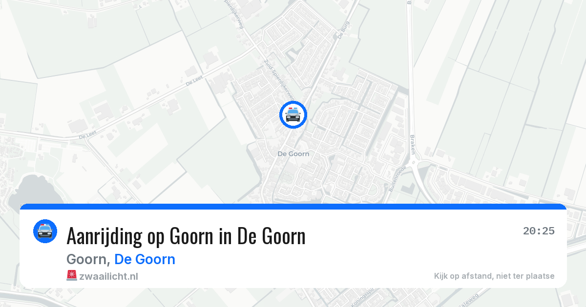 Aanrijding op Goorn in De Goorn — 1 jul 2026