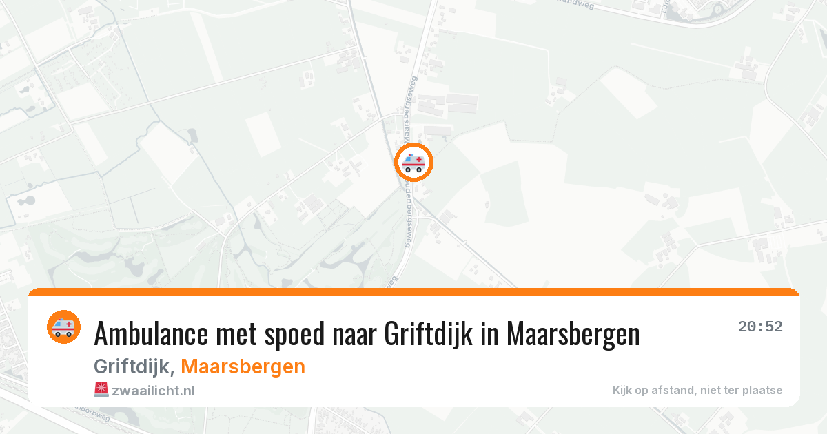 Ambulance met spoed naar Griftdijk in Maarsbergen — 2 apr 2026