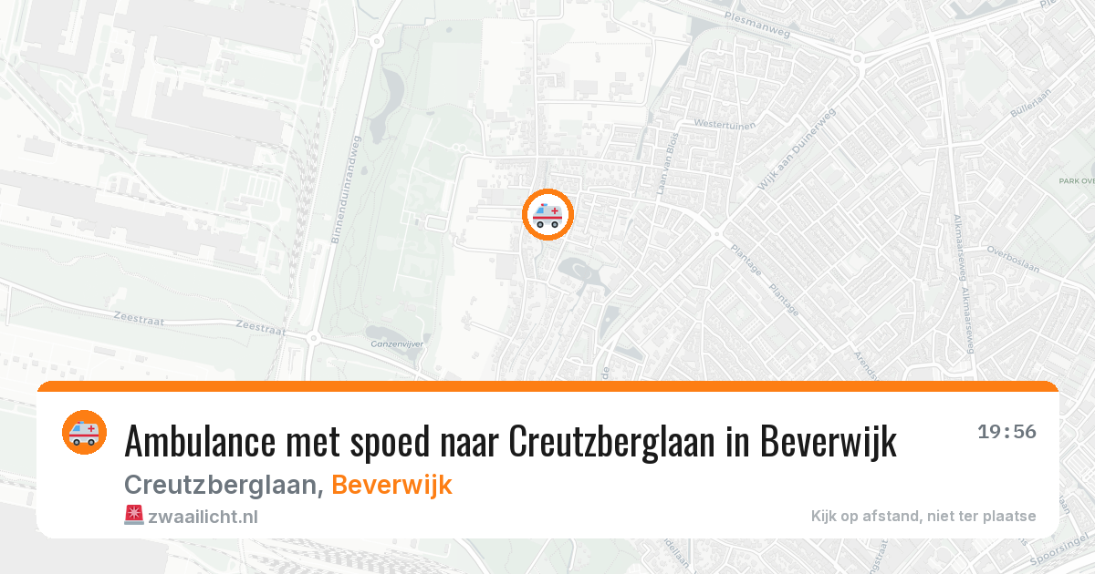 Ambulance met spoed naar Creutzberglaan in Beverwijk — 6 jul 2026