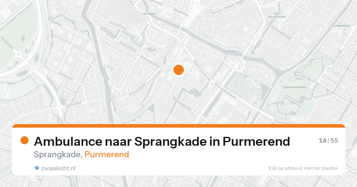 Ambulance naar Sprangkade in Purmerend — 7 feb 2026