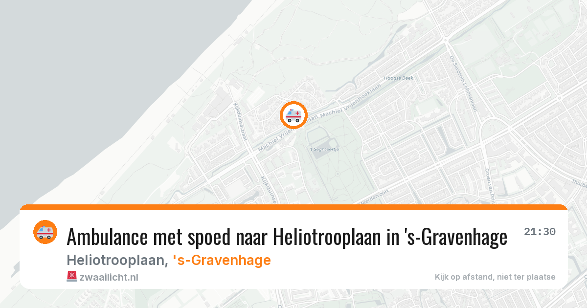Ambulance met spoed naar Heliotrooplaan in 's-Gravenhage — 2 apr 2026