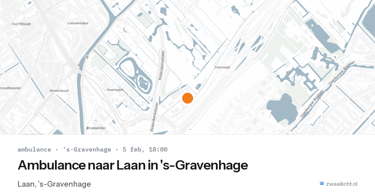 Ambulance naar Laan in 's-Gravenhage — 5 feb 2026