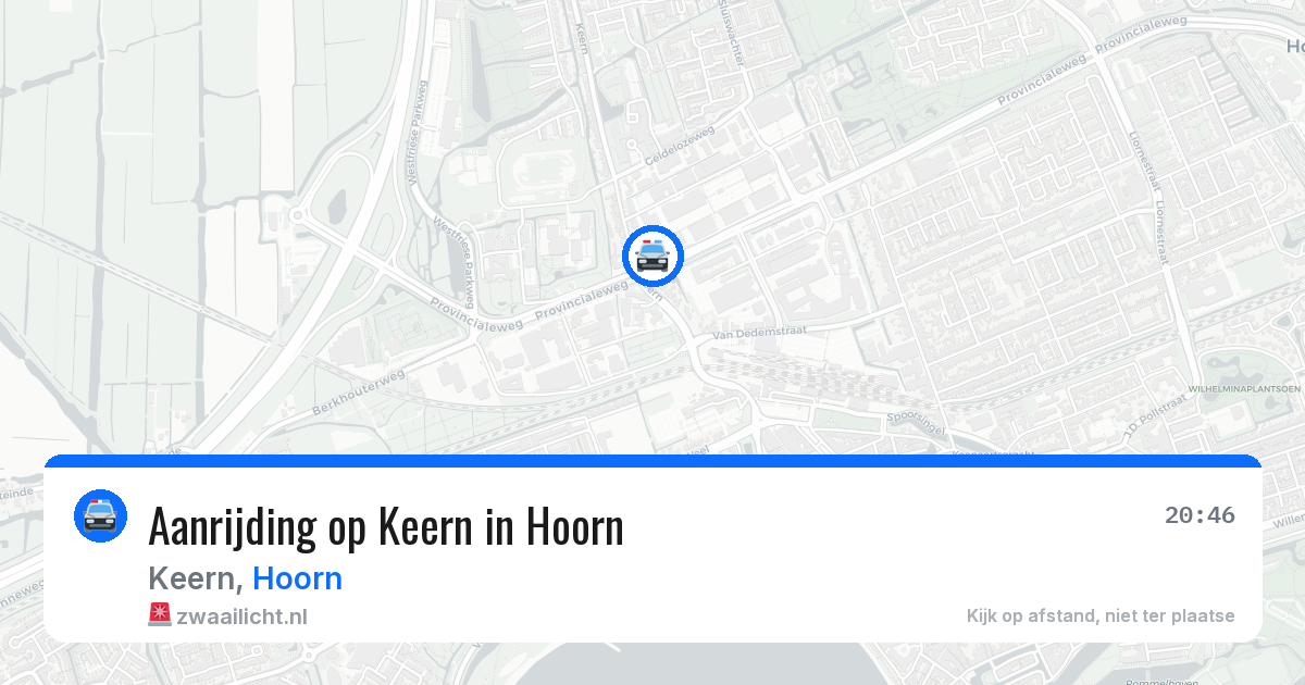 Aanrijding op Keern in Hoorn — 30 mrt 2026