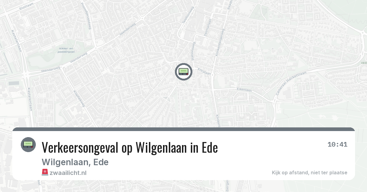 Verkeersongeval op Wilgenlaan in Ede — 12 jun 2026