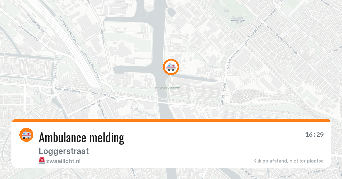 Ambulance melding — 6 jul 2026