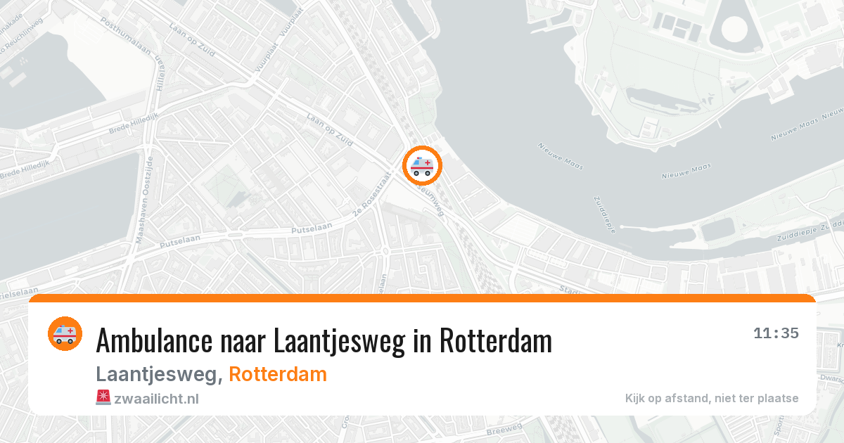 Ambulance naar Laantjesweg in Rotterdam — 31 jul 2026
