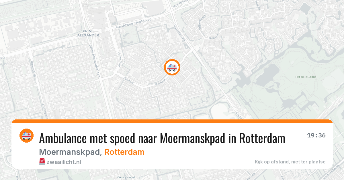 Ambulance met spoed naar Moermanskpad in Rotterdam — 29 jan 2026