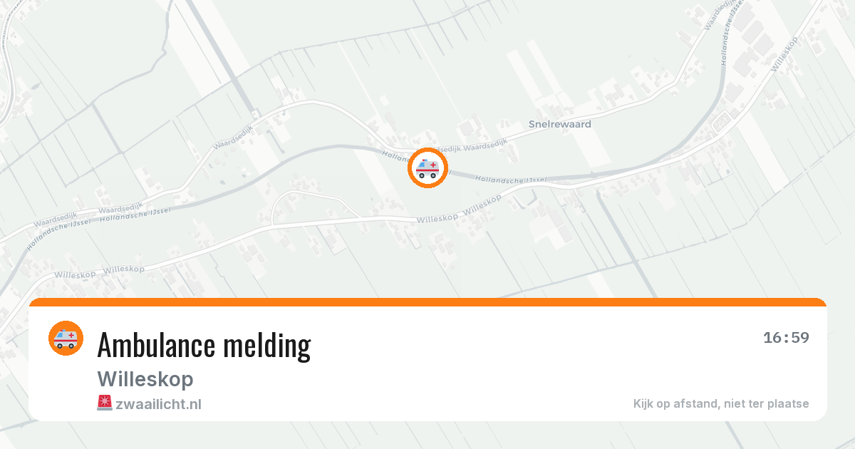 Ambulance melding — 26 mei 2026