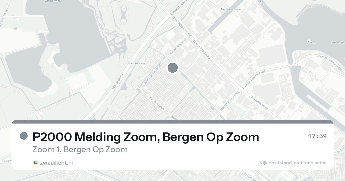 P2000 Melding Zoom, Bergen Op Zoom — 31 jan 2026
