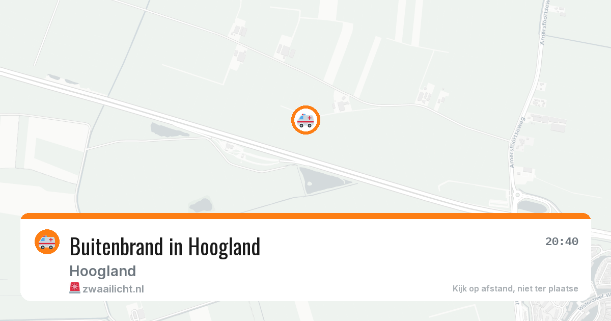 Buitenbrand in Hoogland — 12 aug 2026