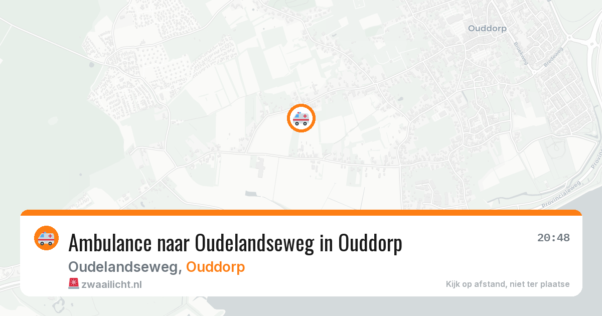 Ambulance naar Oudelandseweg in Ouddorp — 24 jul 2026