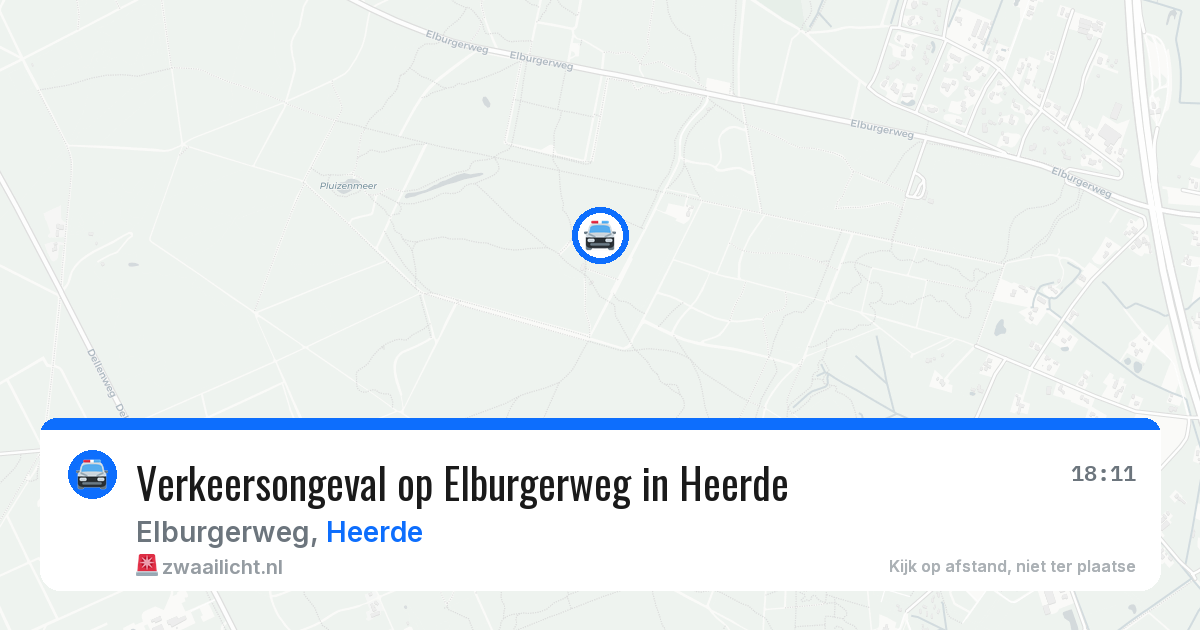 Verkeersongeval op Elburgerweg in Heerde — 28 mrt 2026
