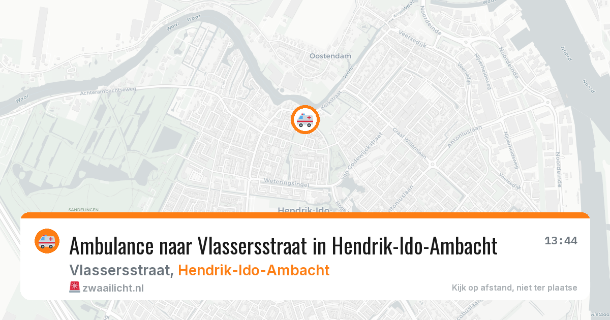 Ambulance naar Vlassersstraat in Hendrik-Ido-Ambacht — 29 apr 2026