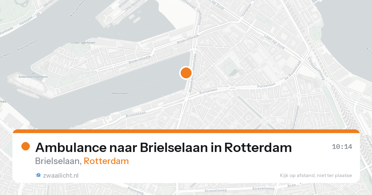 Ambulance naar Brielselaan in Rotterdam — 29 mei 2026