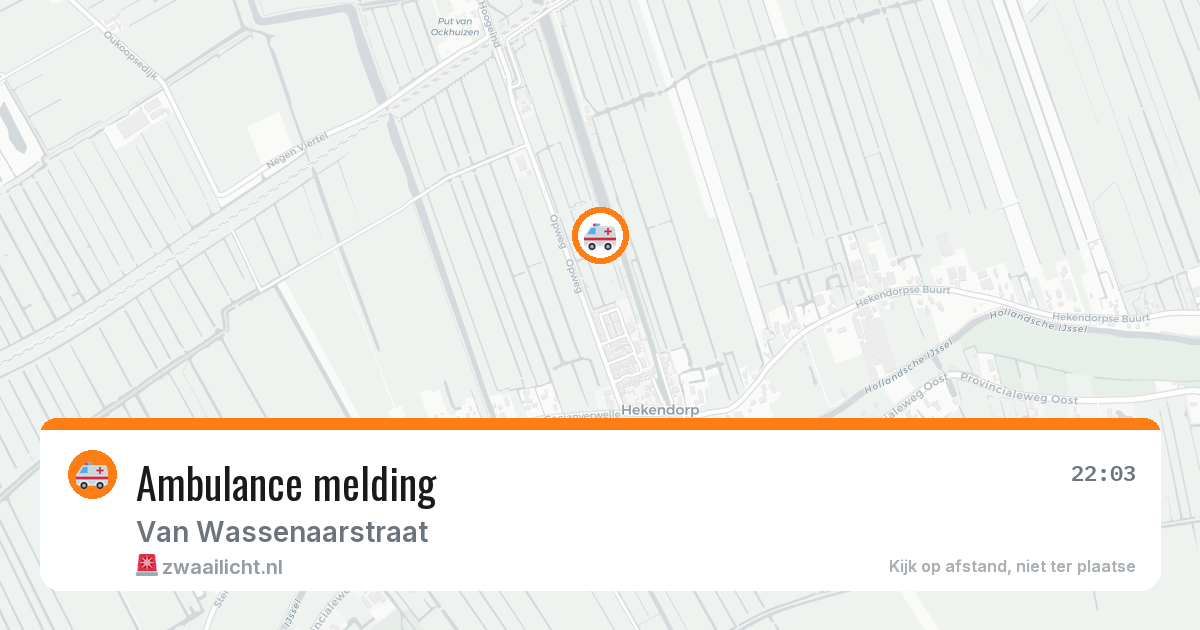 Ambulance melding — 11 feb 2026