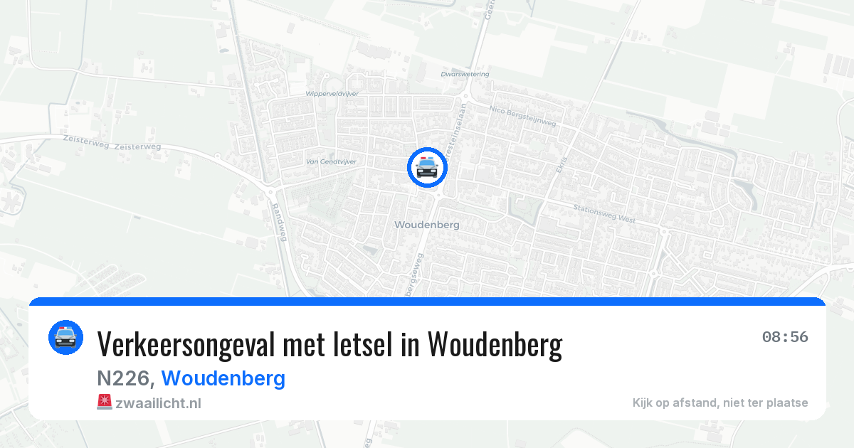 Verkeersongeval met letsel in Woudenberg — 19 jun 2026