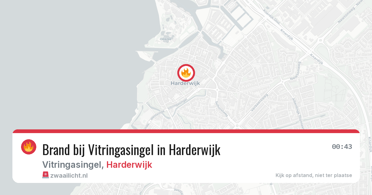 Brand bij Vitringasingel in Harderwijk — 7 apr 2026