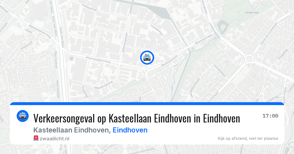 Verkeersongeval op Kasteellaan Eindhoven in Eindhoven — 1 apr 2026