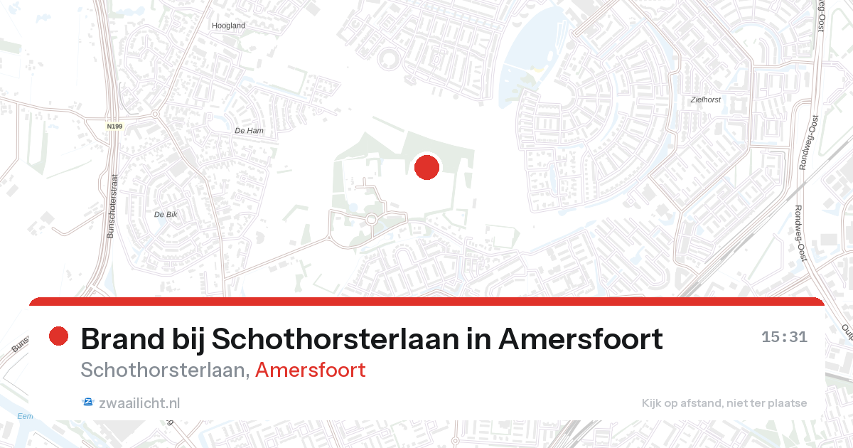 Brand bij Schothorsterlaan in Amersfoort — 27 aug 2026
