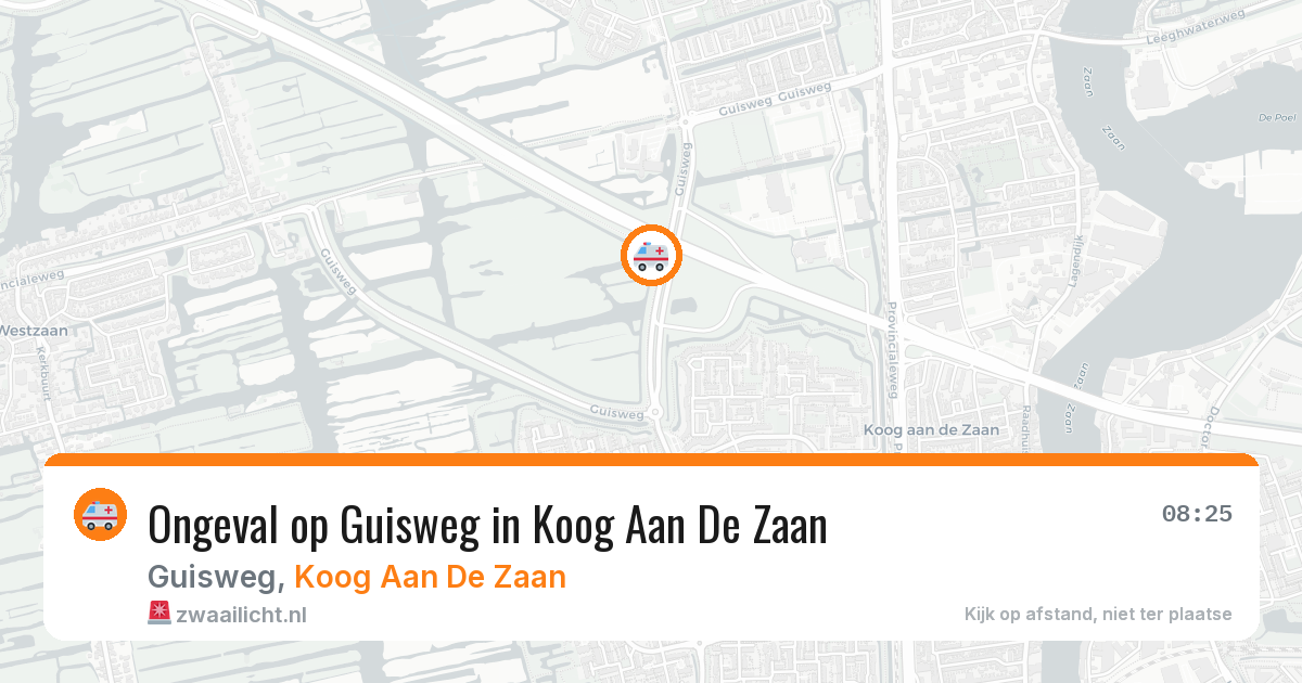 Ongeval op Guisweg in Koog Aan De Zaan — 10 jun 2026