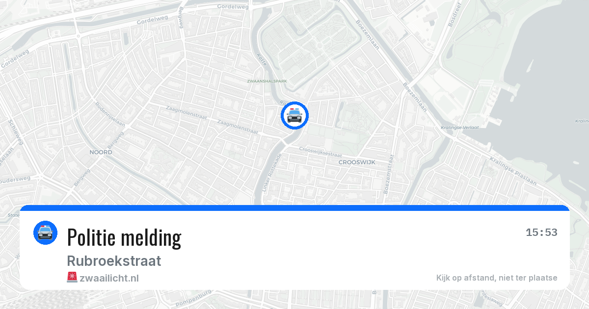 Politie melding — 19 jun 2026