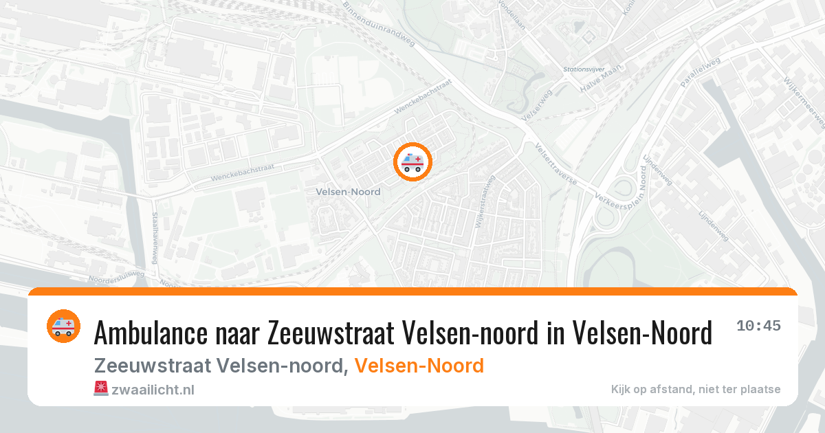 Ambulance naar Zeeuwstraat Velsen-noord in Velsen-Noord — 14 mei 2026