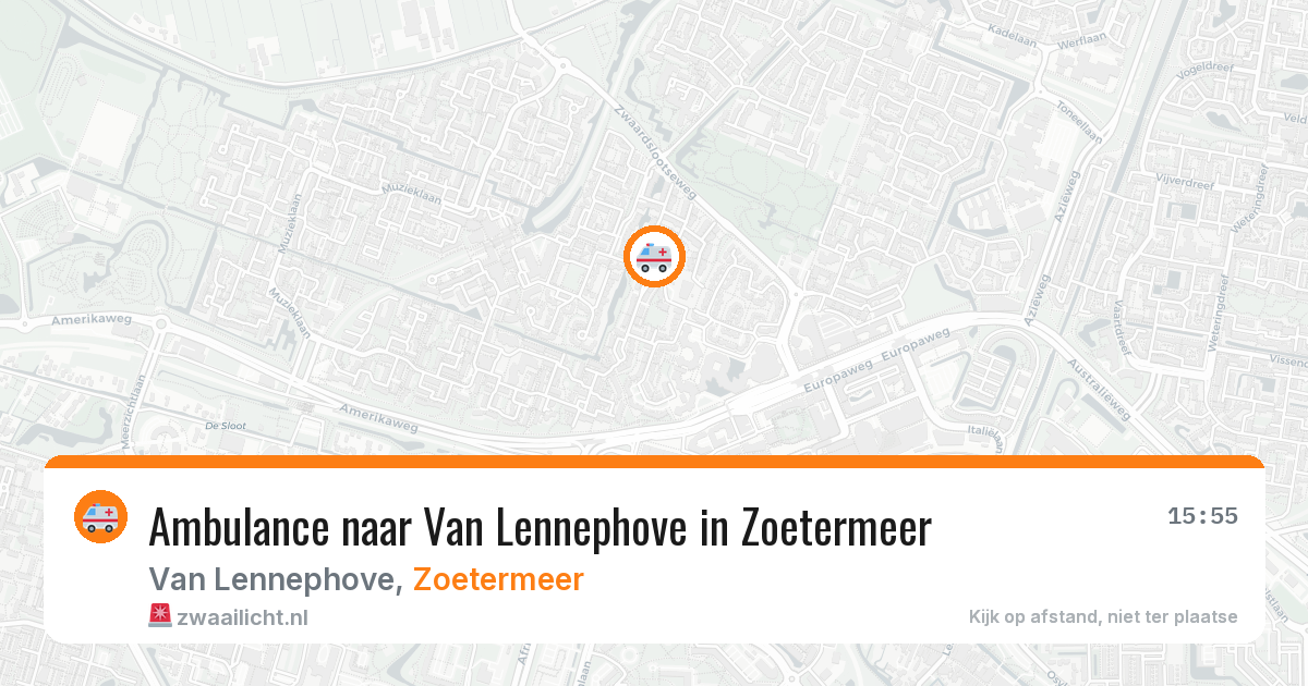 Ambulance naar Van Lennephove in Zoetermeer — 26 jun 2026