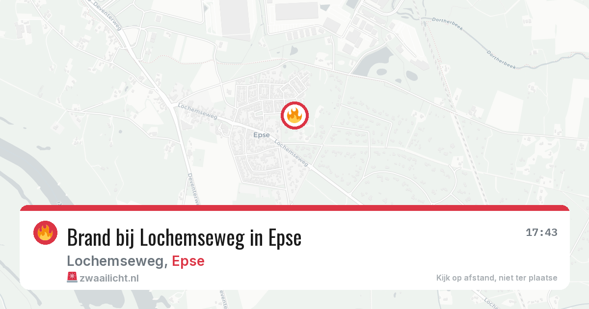 Brand bij Lochemseweg in Epse — 29 mei 2026