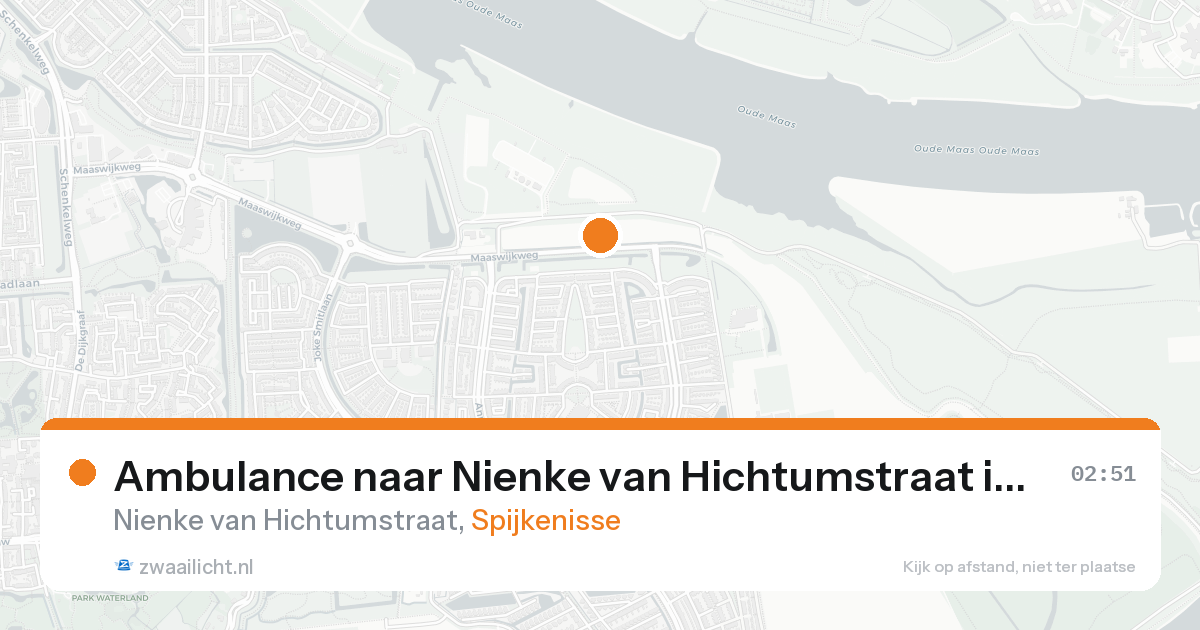Ambulance naar Nienke van Hichtumstraat in Spijkenisse — 31 jan 2026